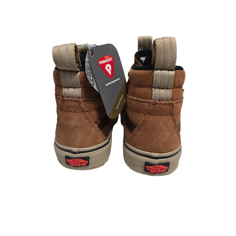 Vans‎ Sk8-Hi MTE-2 Brown Suede Waterproof Cold Weather Boots Mens 6.5 Women 8
